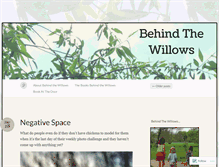 Tablet Screenshot of behindthewillows.com
